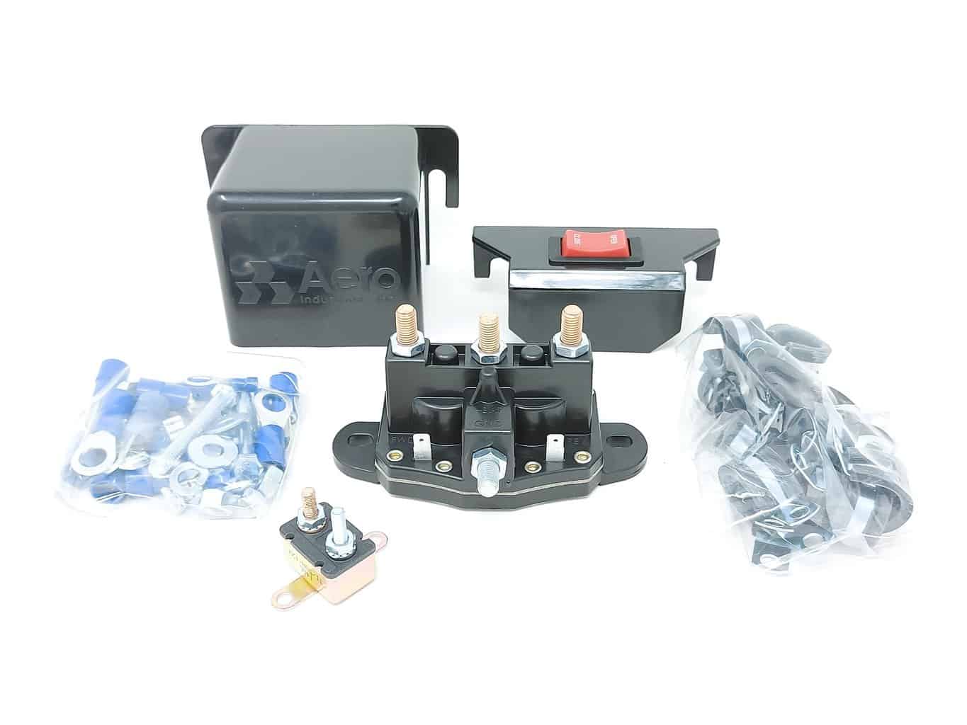 Aero Reversing DC Contactor Kit with Rocker Switch and 50A Breaker A0755-962131
