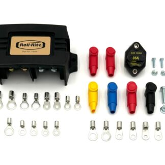 Roll Rite 10695 Electric Tarp Kit, 10698 Tarp Relay with 35 Amp Manual Reset Breaker & Terminal 12V