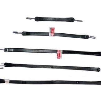 Rubber Tarp Bungee Straps with Crimped S-Hooks