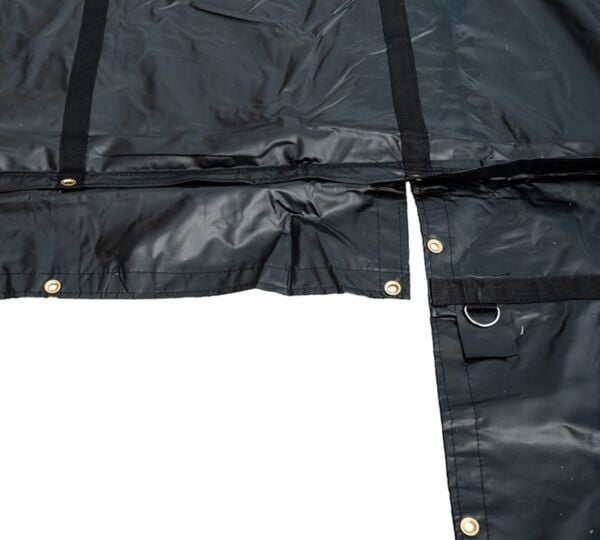 Heavy Duty 18oz Steel Tarp 16' x 27' with Flap
