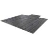 Lumber truck tarp with flap