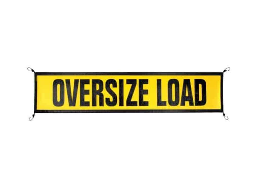 18″ X 84″ EZ Hook Oversize Load Sign