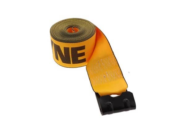 Kinedyne 4" by 30’ Flat Hook Winch Strap