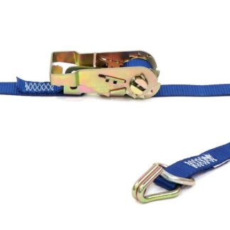 Kinedyne 1″ by 16’ Heavy-Duty Ratchet Utility Strap with Wire Hook & D-Ring