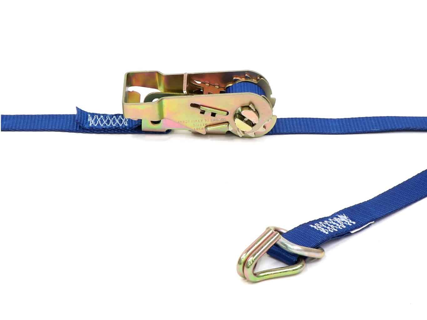 Kinedyne Heavy-Duty Ratchet Utility Strap with Wire Hook & D-Ring 711681-45PK