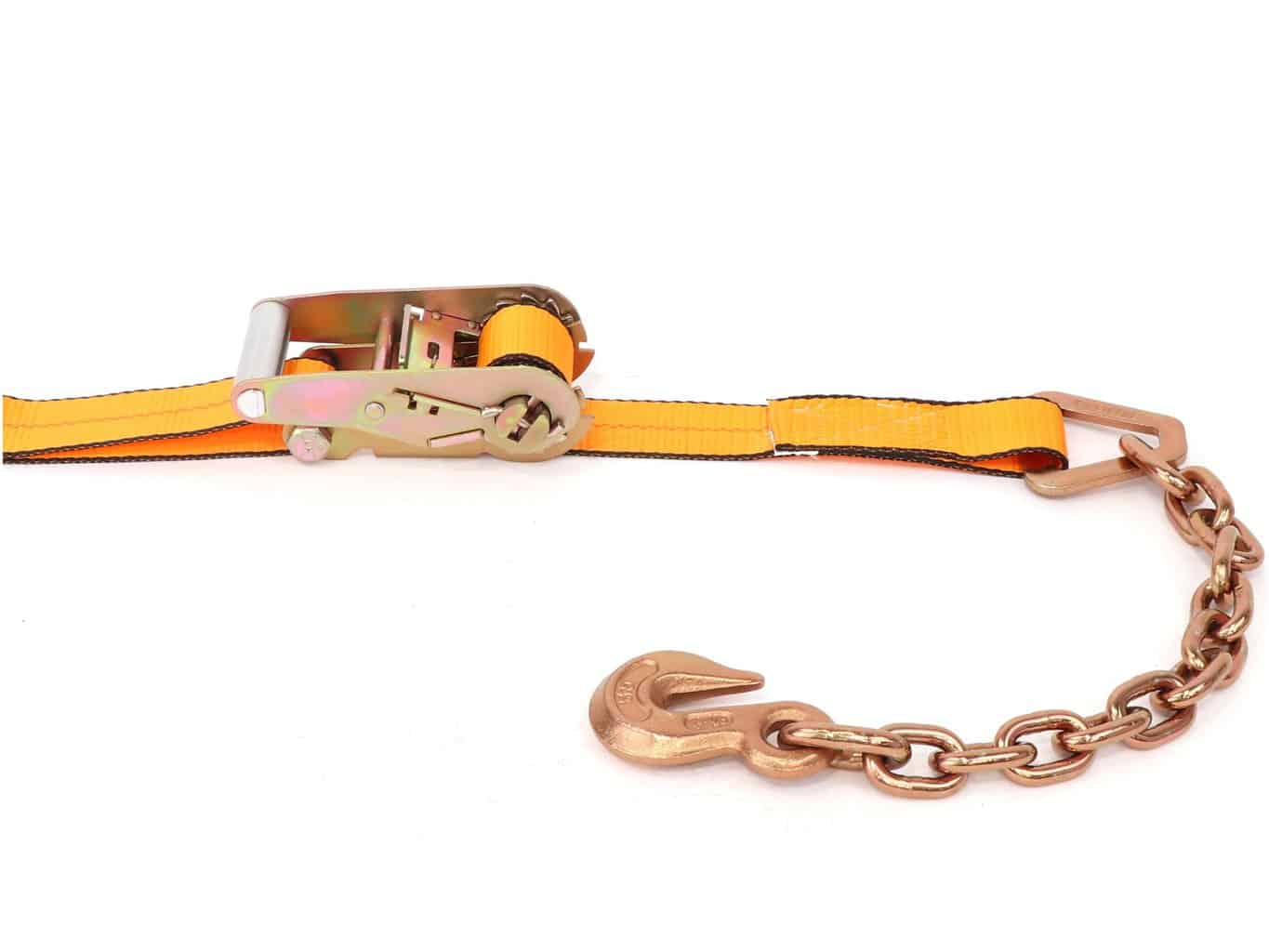 Kinedyne 2" by 30’ Chain Anchor Ratchet Strap
