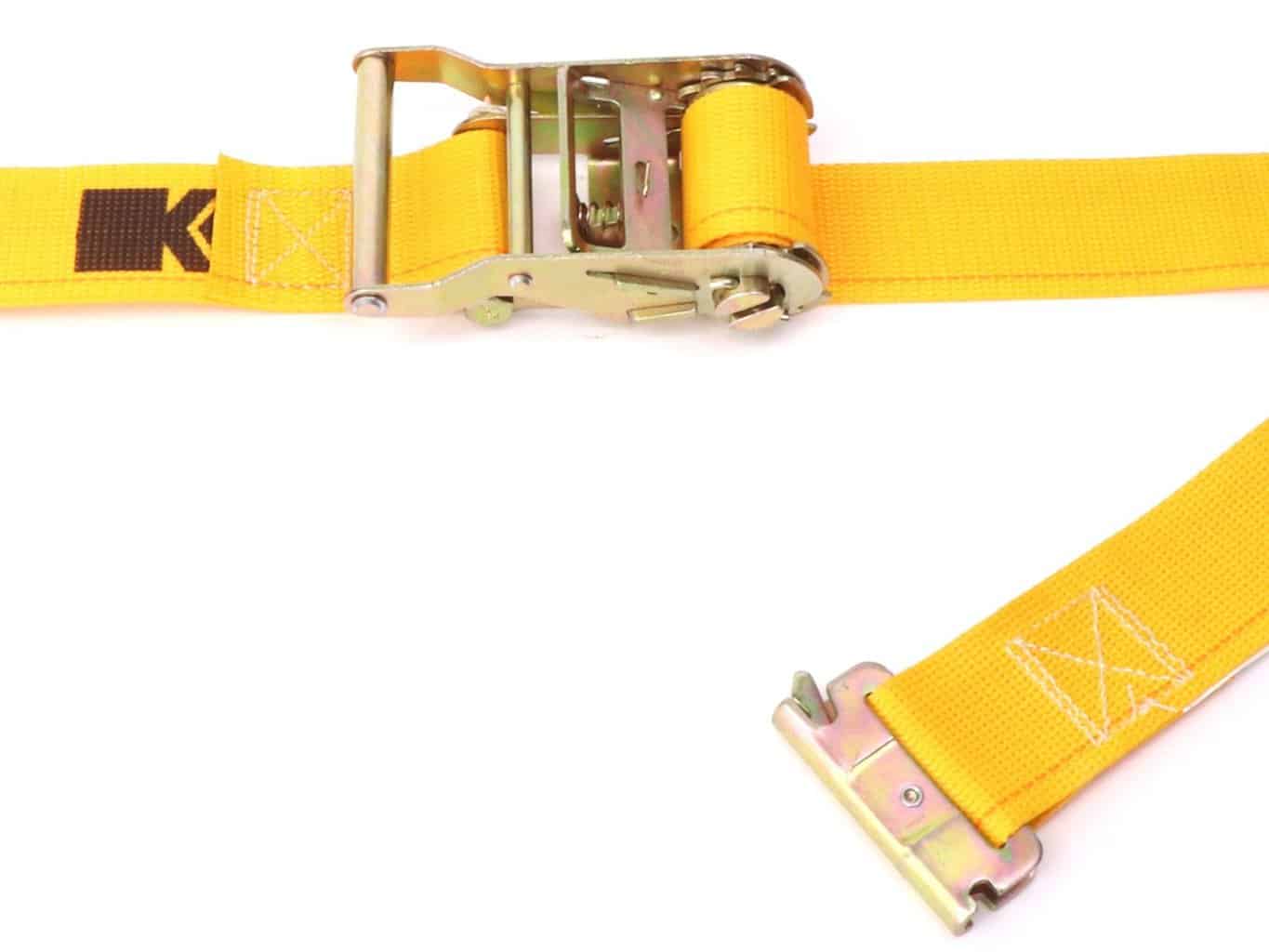 Kinedyne 2 by 12’ Spring Loaded Logistic Ratchet Strap