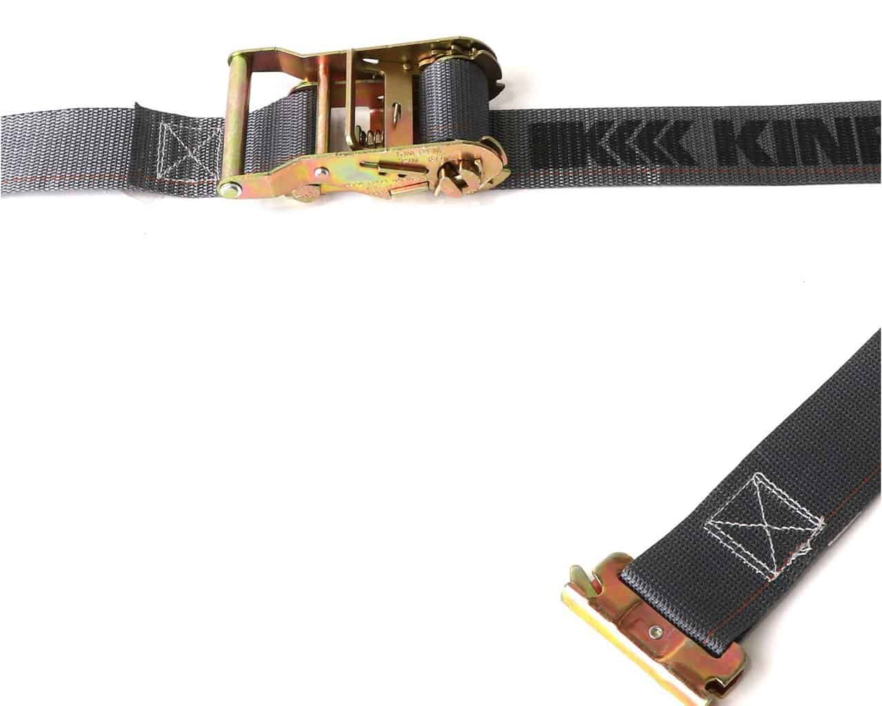 Kinedyne 2" by 16’ Spring Loaded Logistic Ratchet Strap