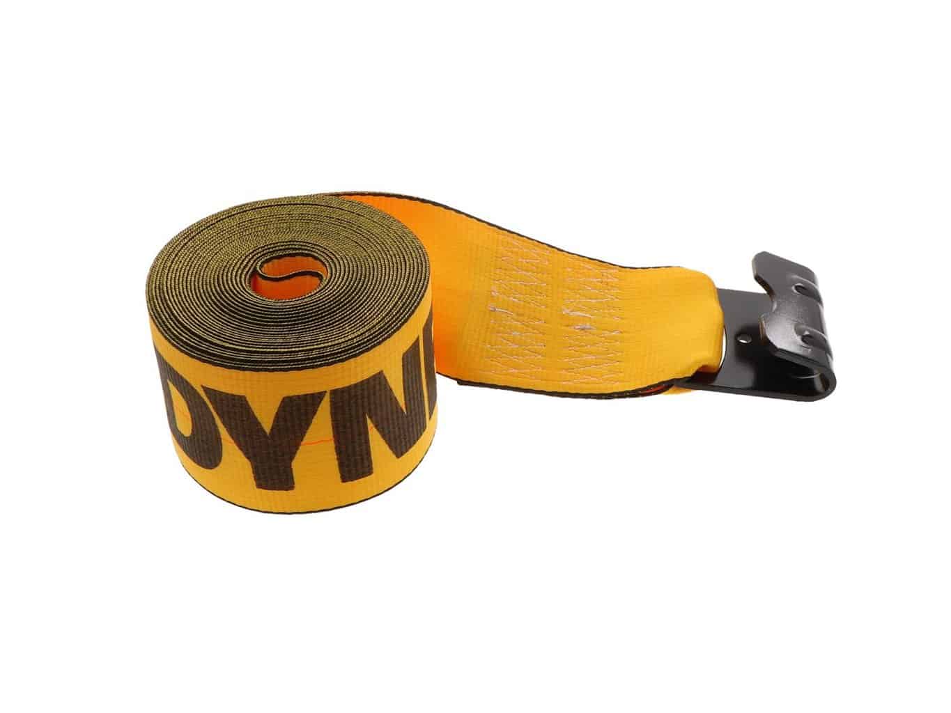 Kinedyne 4" by 30’ Flat Hook Winch Strap