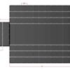 18' x 27' Lumber Tarps with flap diagram with dimensions