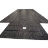 Steel Tarp with 2 Rows of D-rings and End Flap – 16oz