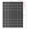24' X 19' AA Steel Tarp diagram with dimensions