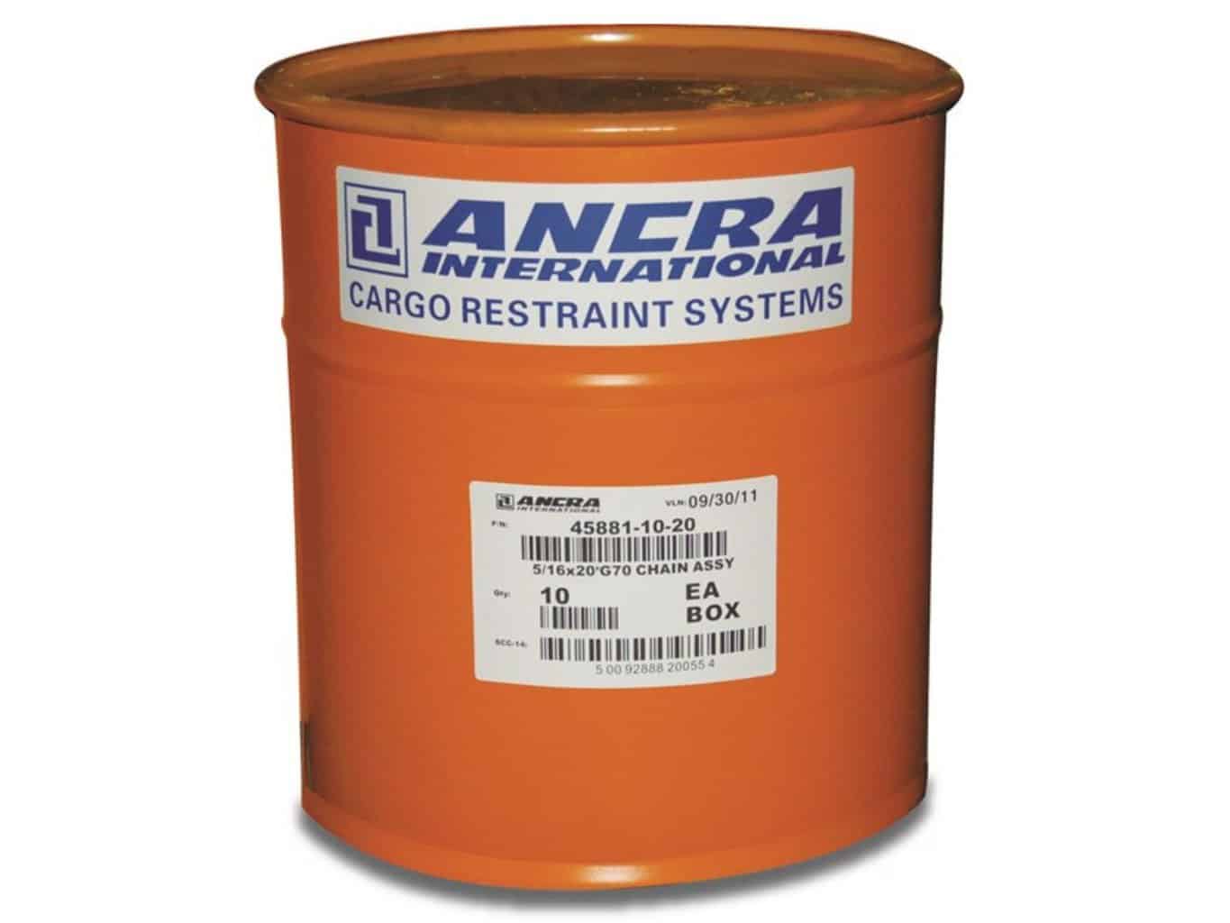 Ancra 5/16″ X 20′ G70 Transport Chain with Clevis Hooks