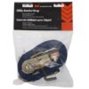 Kinedyne 1" by 12' Heavy-Duty Ratchet Utility Strap with Wire Hook & D-Ring