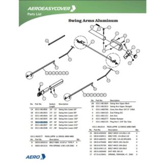 Aero 0311-861806 Easy Cover Lower Swing Arm