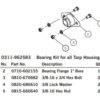 Aero 0710-602155 Easy Cover Flange Bearing