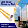 Load Height Measuring Stick for Trucks, Trailers, Vehicles