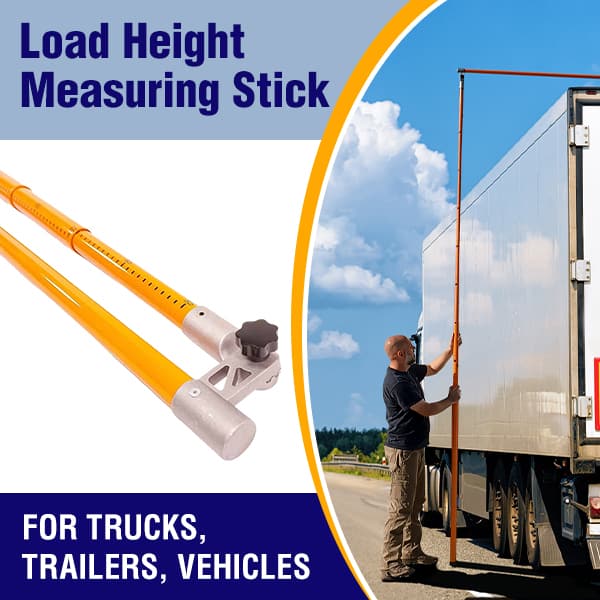 Load Height Measuring Stick for Trucks, Trailers, Vehicles