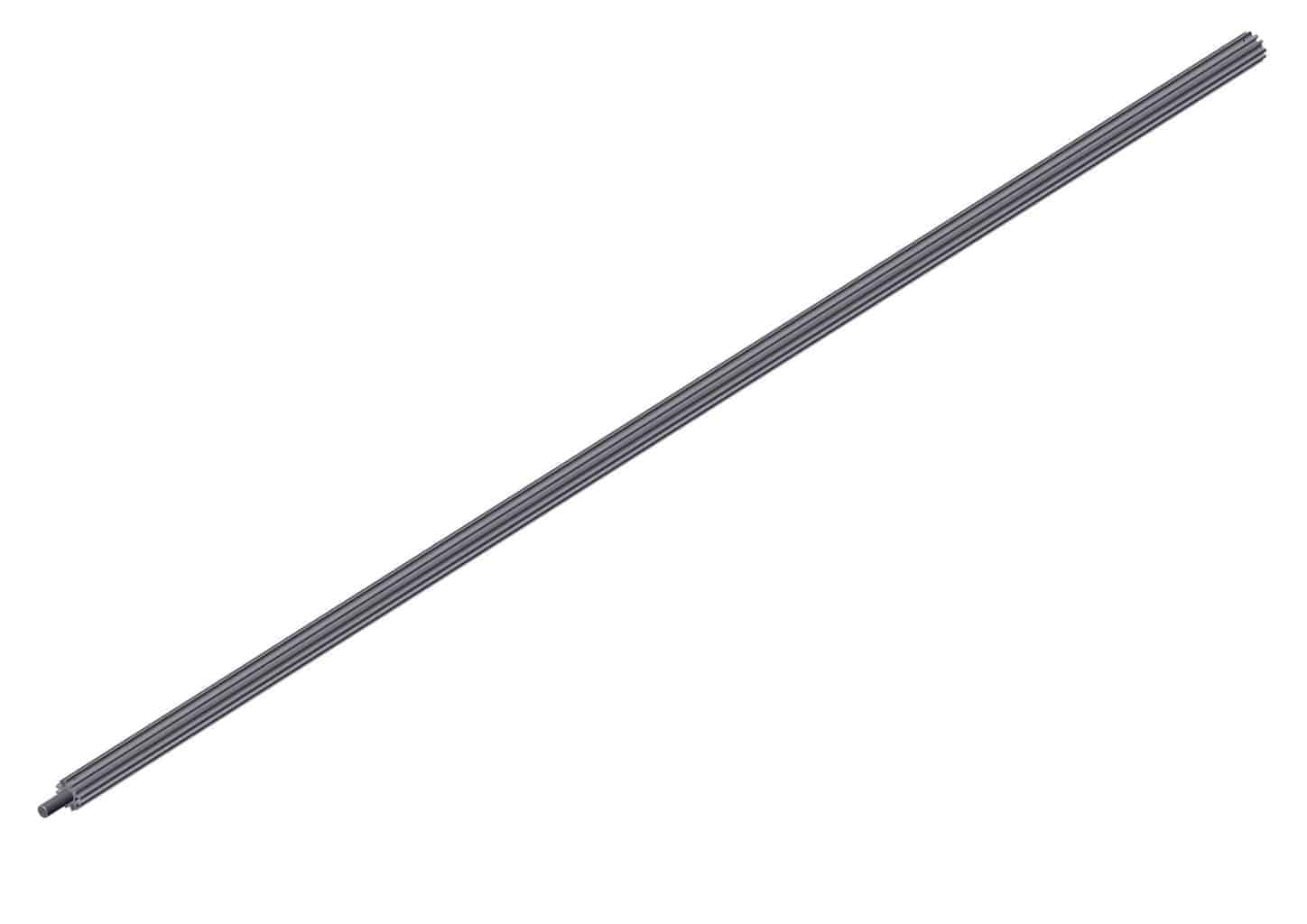 Roll Rite 31030 97" Pre-Threaded Aluminum Tarp Axle with stub shaft