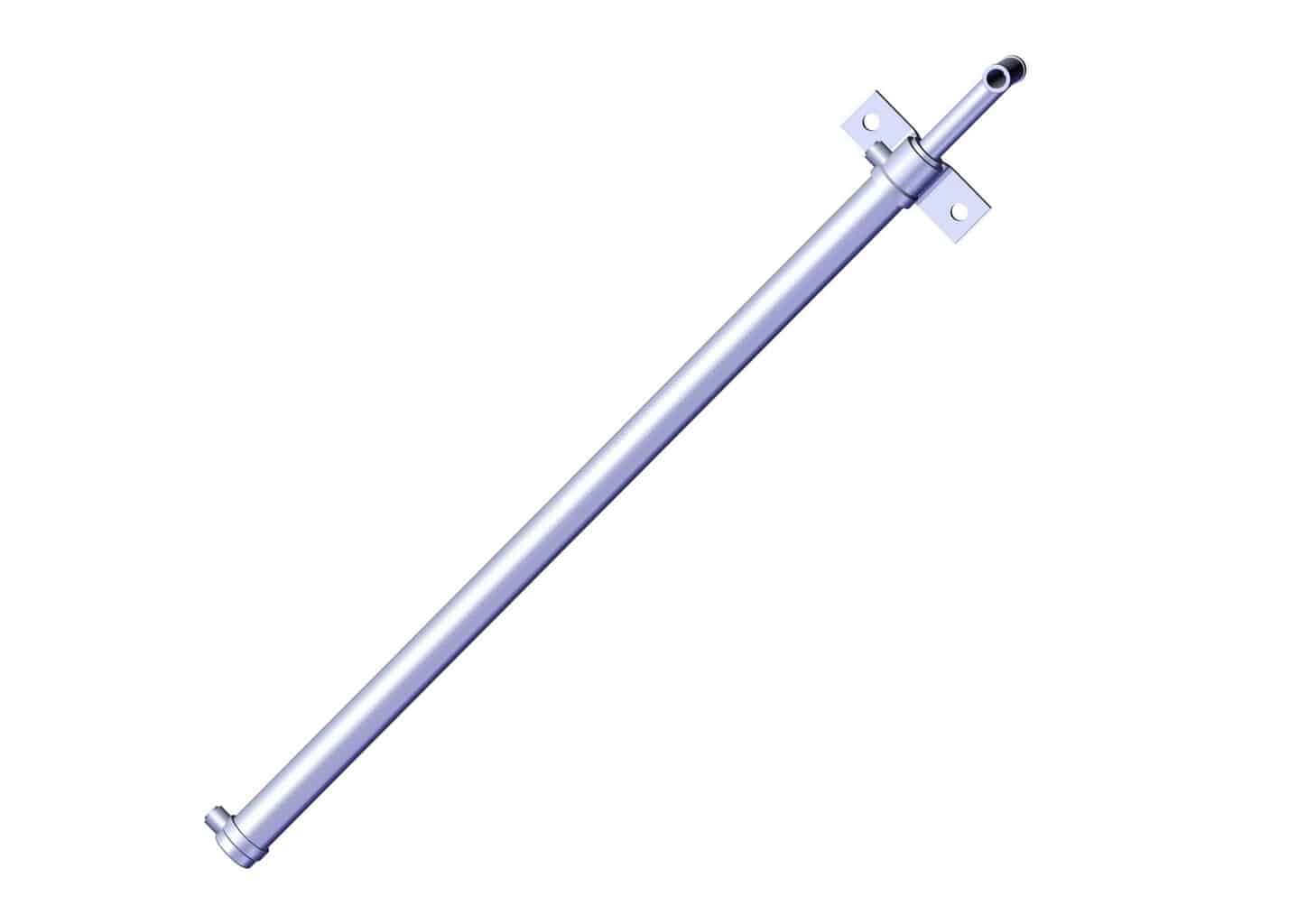 Roll Rite 39520 Cylinder, 2" Bore x 36" Stroke DA, Single Flange Mount