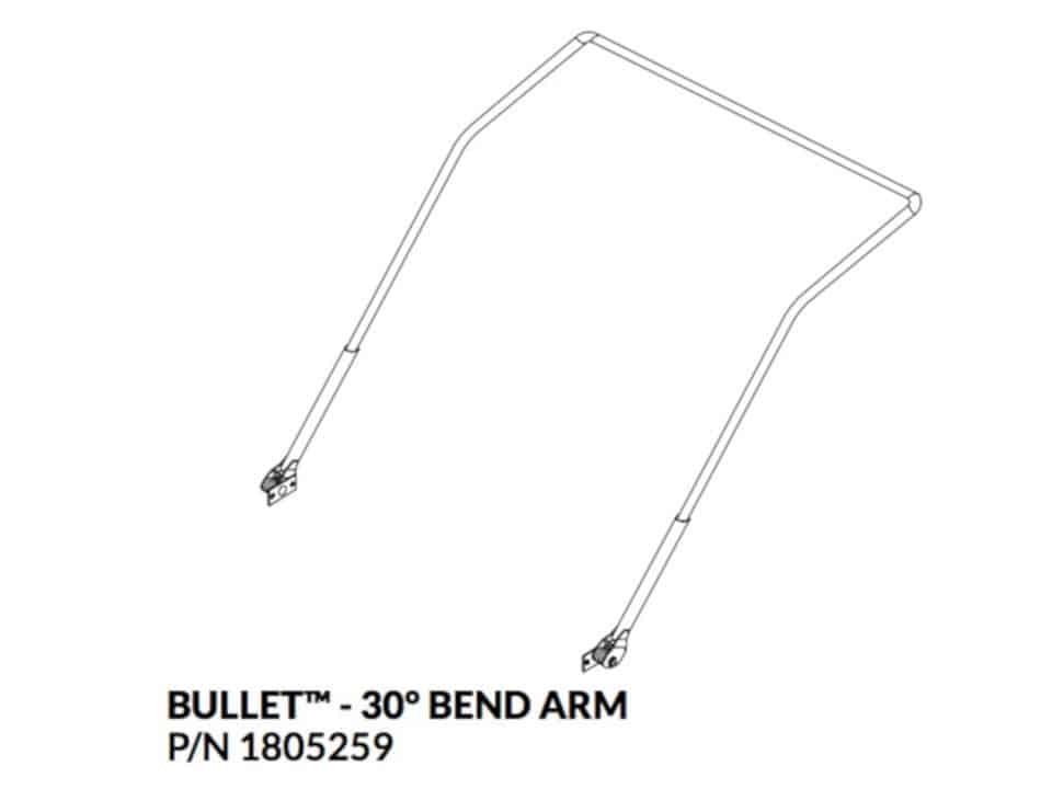 Bullet Arm Kit - 30 Degree Bend