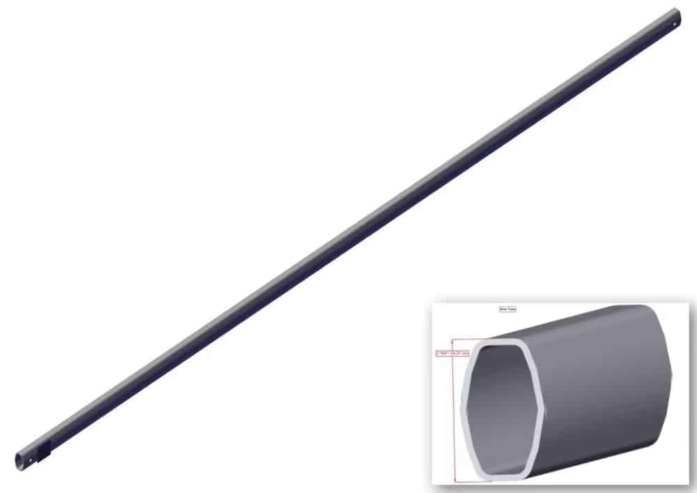 Roll Rite 76770, 98 Aluminum Top Tube for Tarp Bow