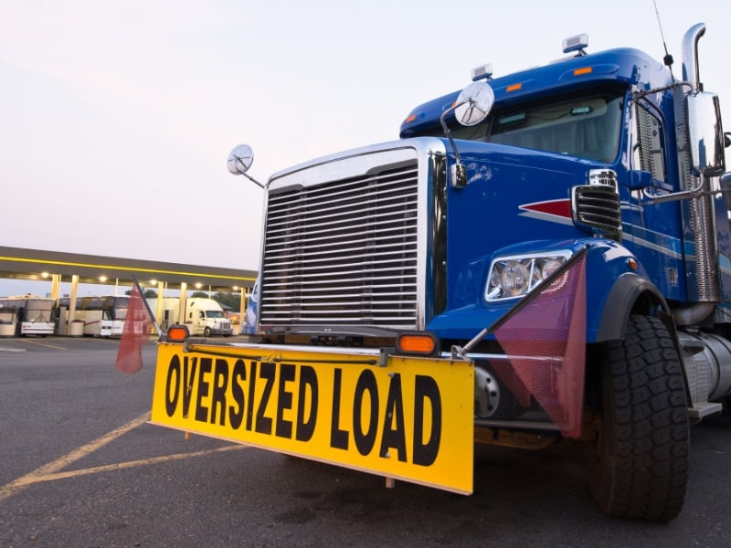 difference between a wide load and an oversize load
