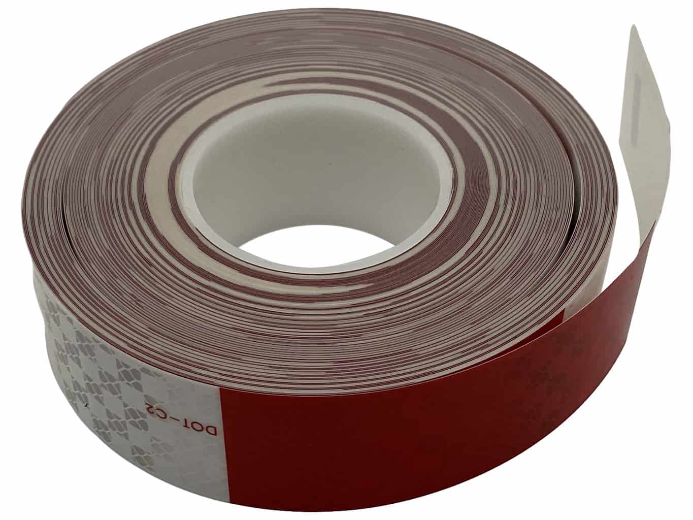 Reflective Conspicuity Tape - 2" x 150', Red/White