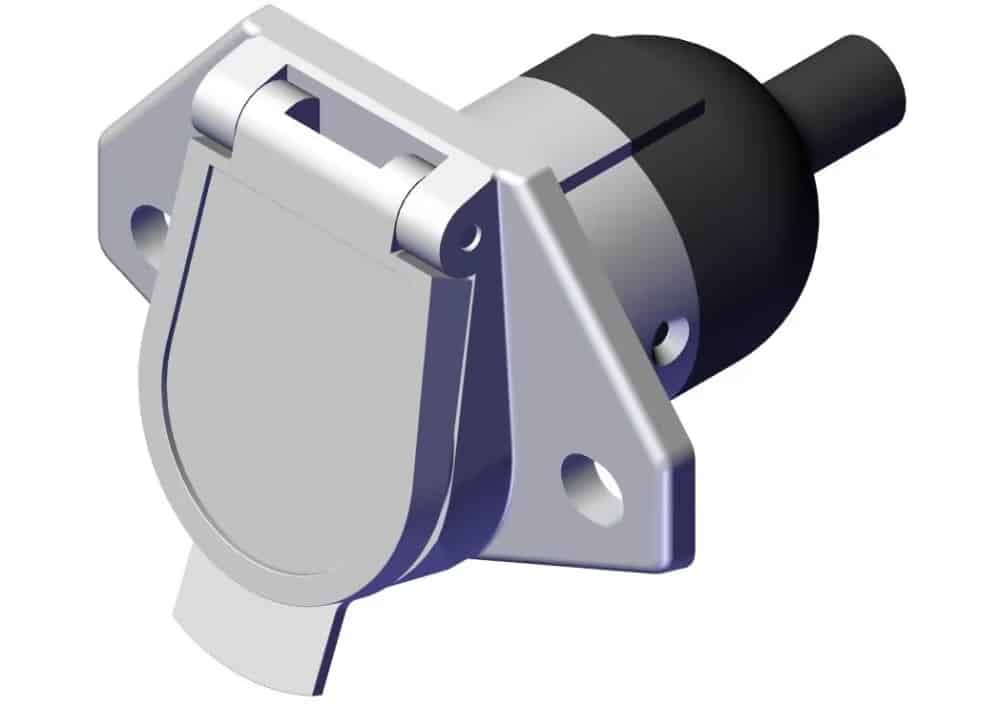 Roll Rite 12610 Plug Set, Socket Half of Heavy Duty Single Conductor