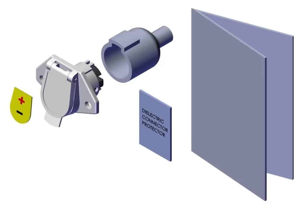 Roll Rite 12770 Socket Assembly, Sureflex Dual Vertical Terminal