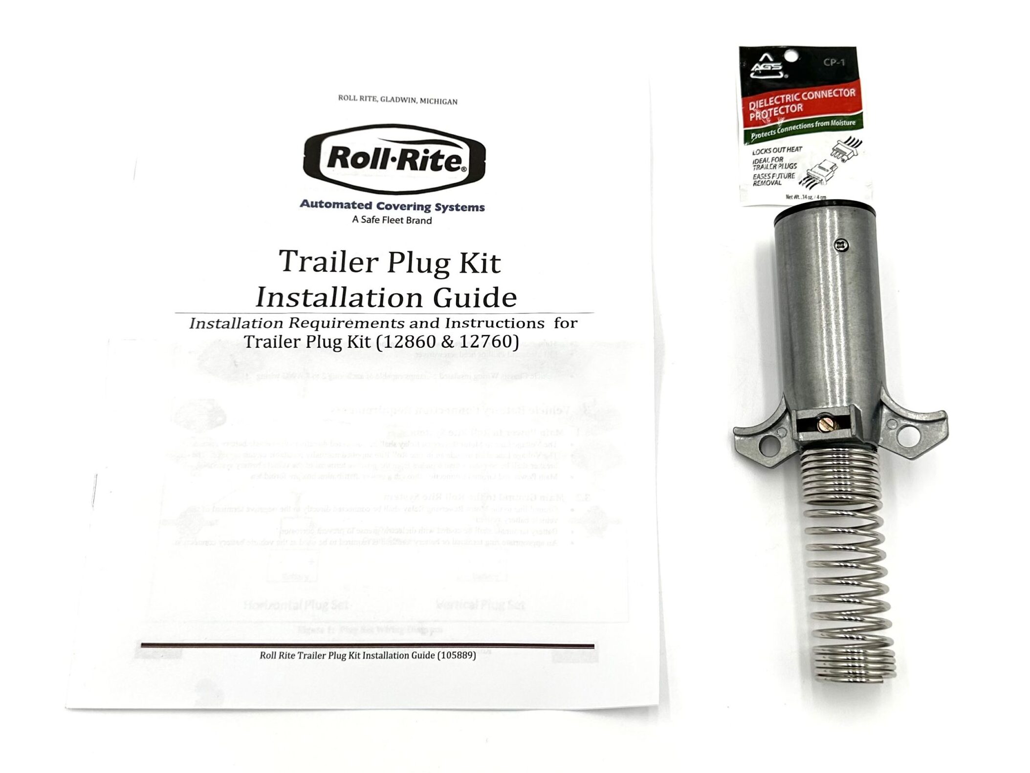 Roll Rite 12780 Plug, Sureflex Dual Vertical Terminal