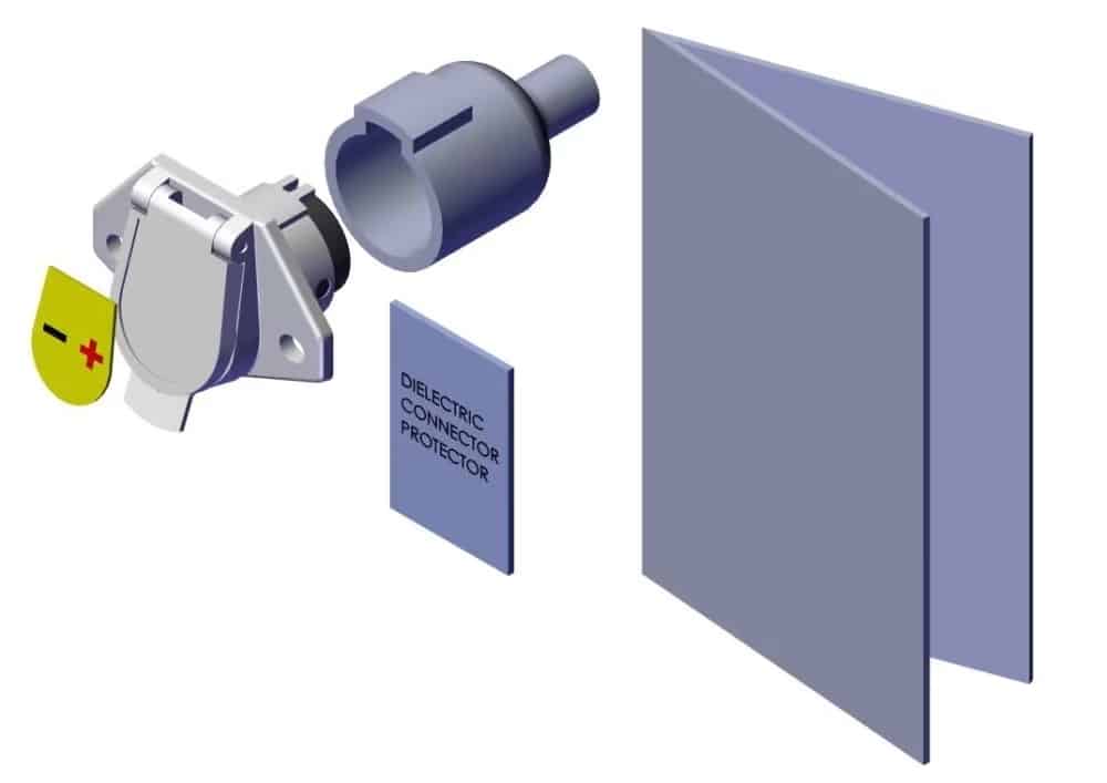 Roll Rite 12870 Socket Assembly, Sureflex Dual Horizontal Terminal