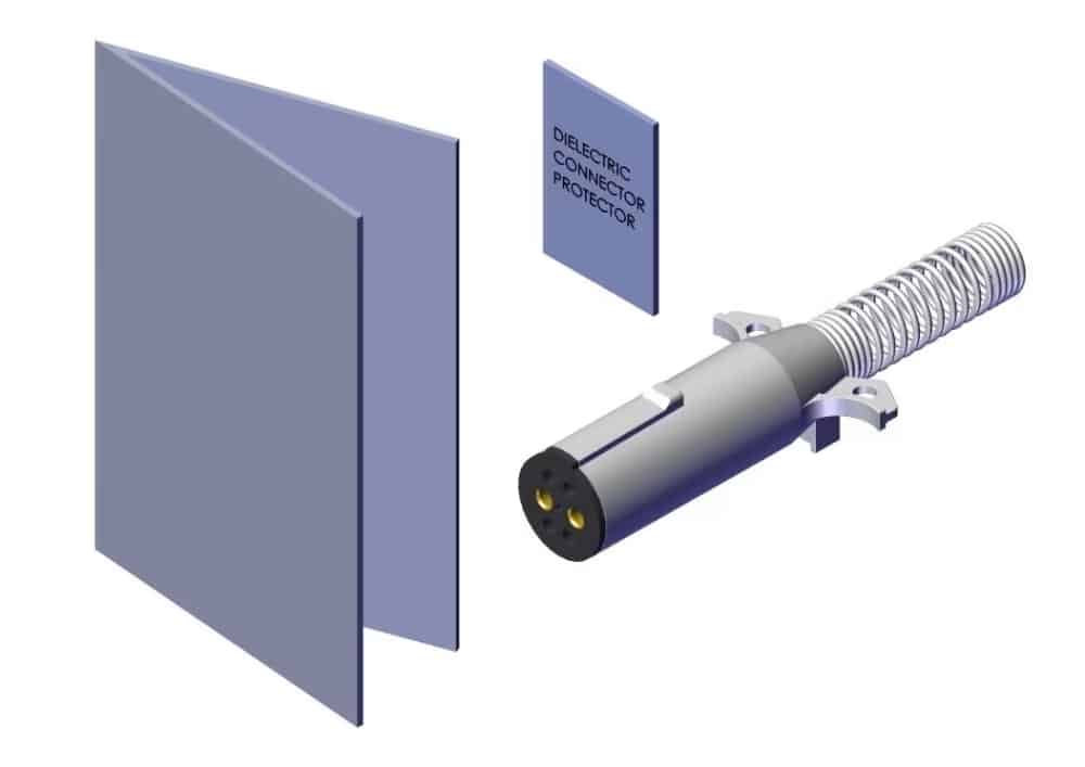 Roll Rite 12880 Plug Assembly, Dual Conductor, Horizontal Pins