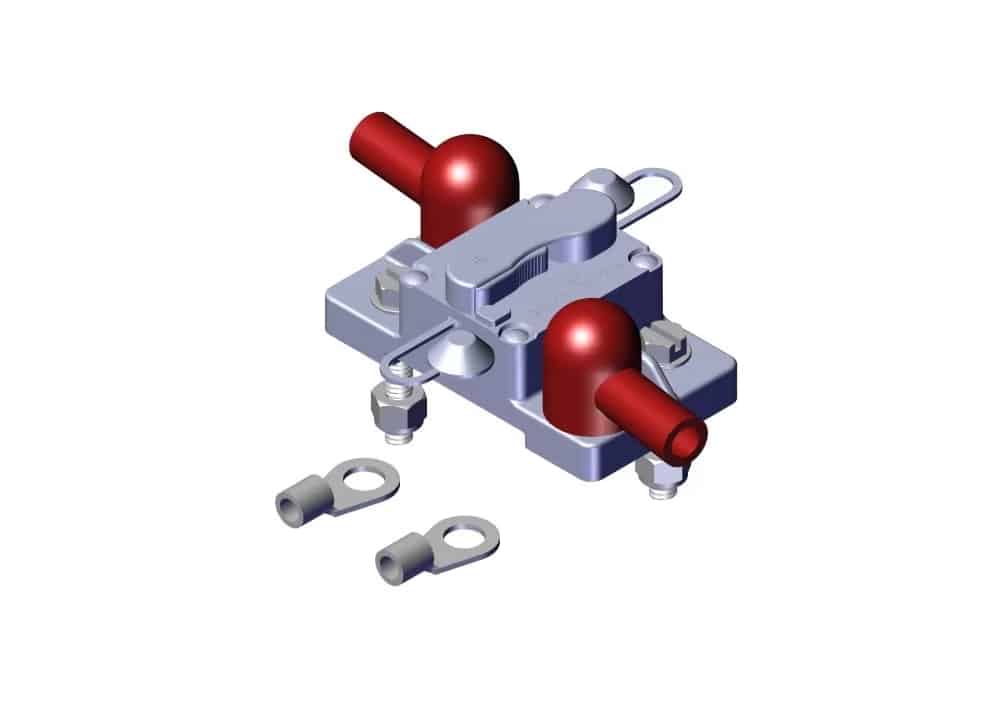 Roll Rite 17913, 100 amp Manual Reset Breaker Kit for 24V & 12V Integrated pump