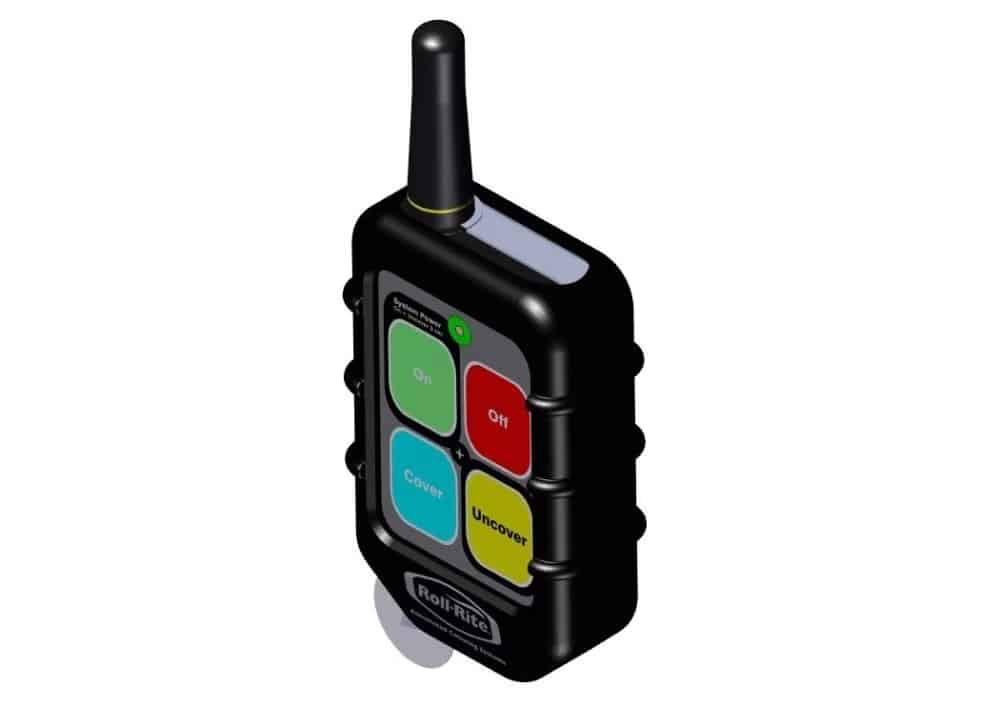 Roll Rite 19894 RF Remote FOB, 4 Button wth Boot, for Gen1+ Relay
