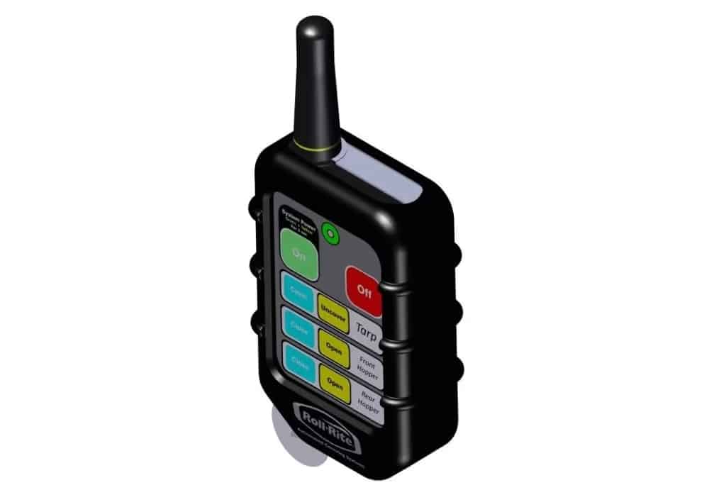 Roll Rite 19898 RF Remote FOB, 8 Button with Boot For Gen1+ Relay