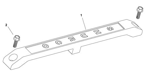 Shur-Co 1114659 Roll Tube Deflector Kit – Black