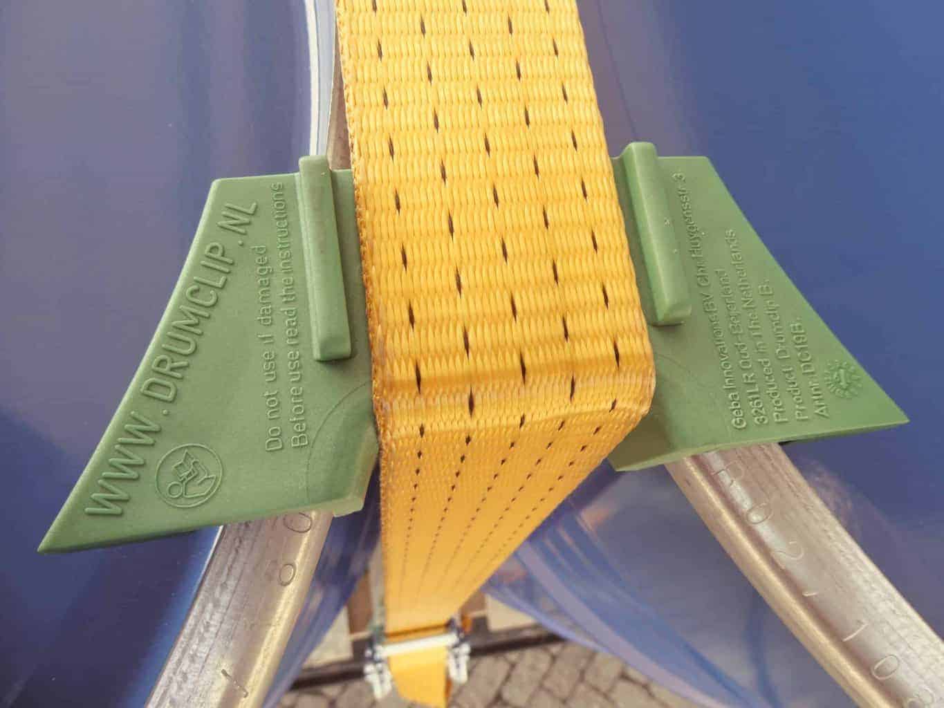 Green Drumclip – Open Head Drums and Plastic Drums Securement Tool