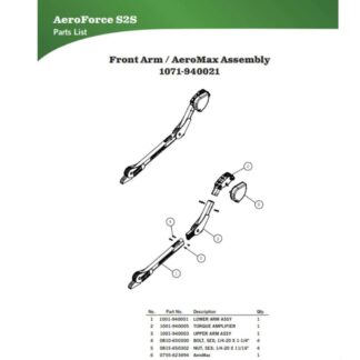 AeroForce S2S 1071-940021 Front Arm