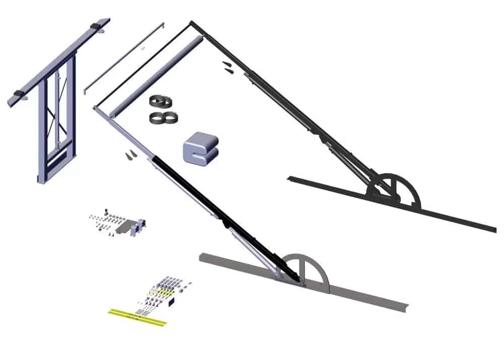 Roll Rite 79300 ALC300 Hydraulic Tarp System for Multi Axle Roll Off and Hooklifts