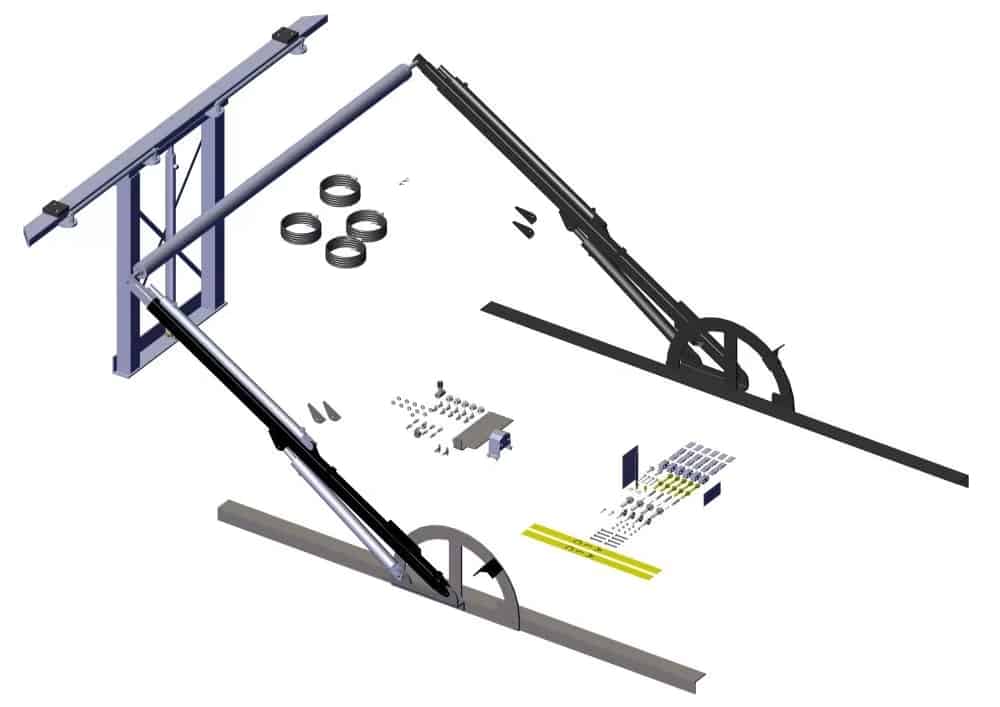 Roll Rite 79310 ALC310 Hydraulic Tarp System for Single Axle Roll Off and Hooklifts