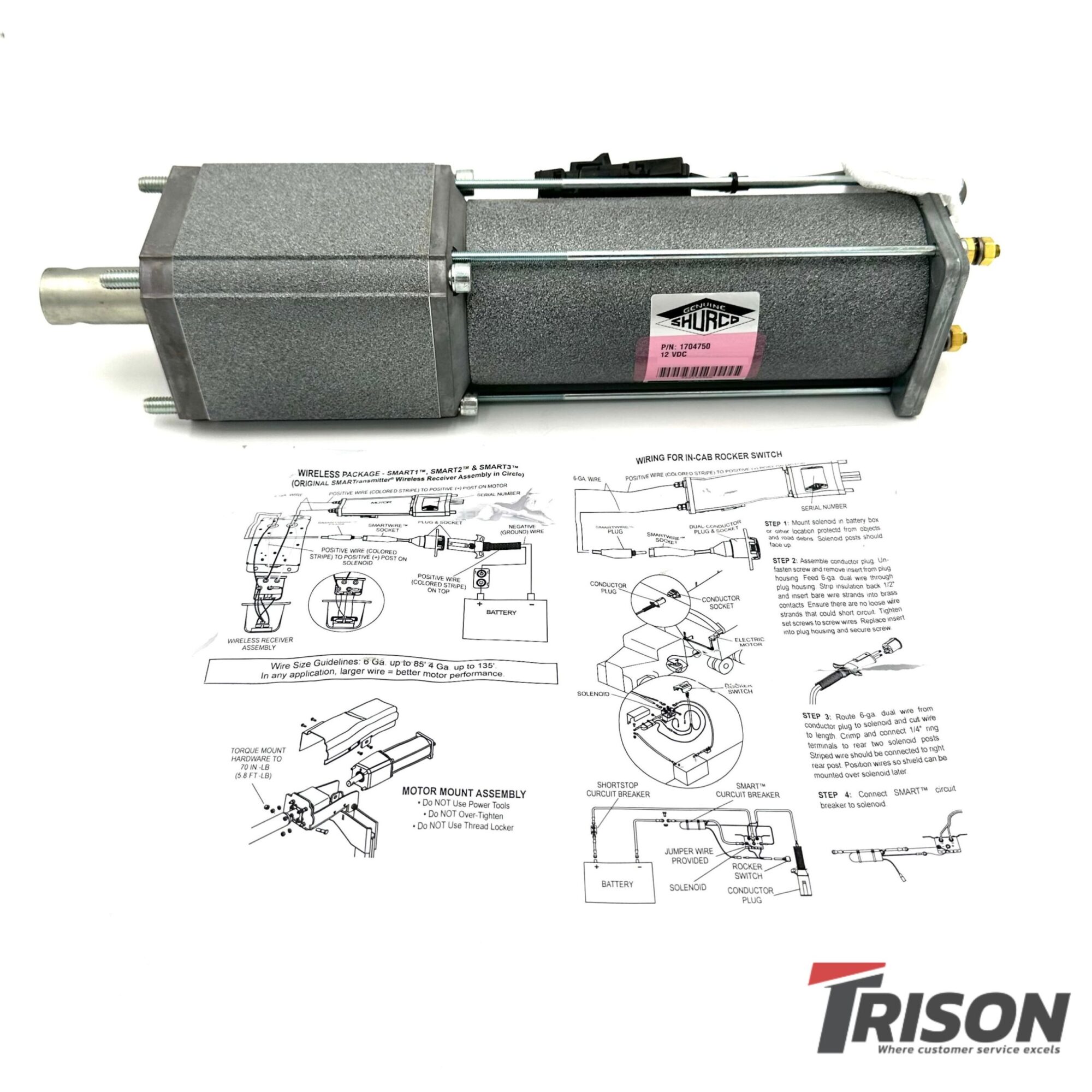 Shur-co 1120967, 4500 Series HD Tarp Motor