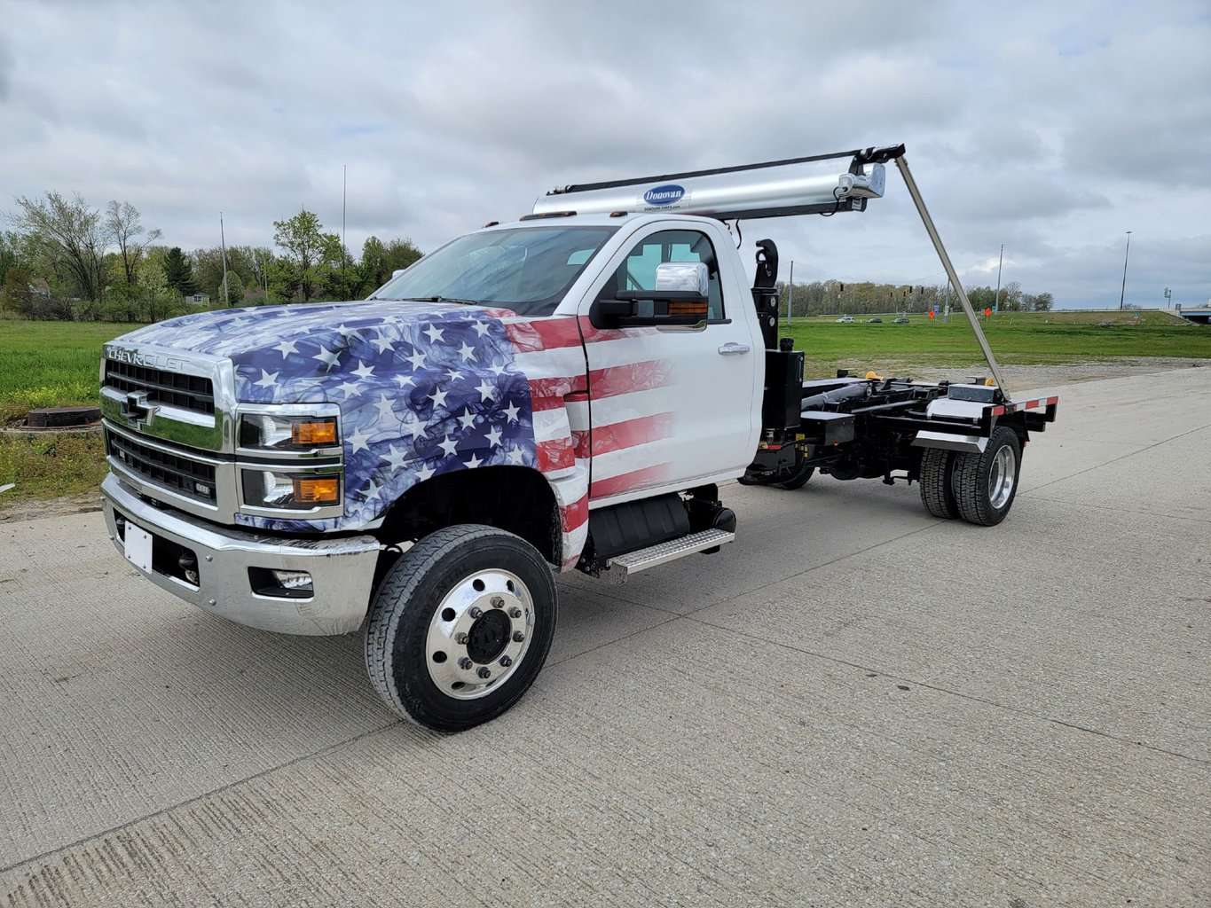 Donovan Quick-Flip 4 Tarp System for Roll-off Truck or Trailer