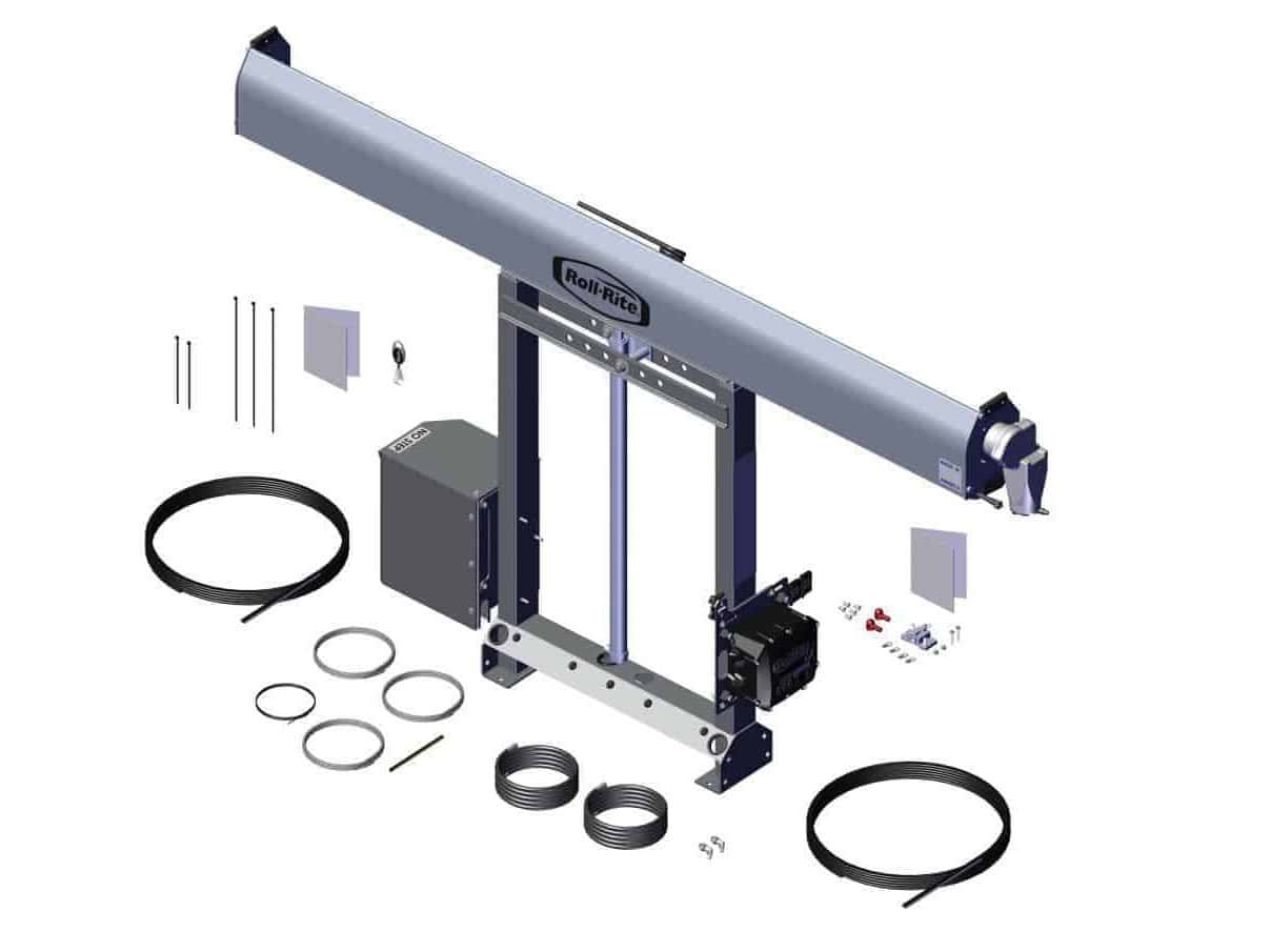 Roll Rite 101614 TarpMaster Adjustable Tower with Pump & Control Box for DC203 Tarp System