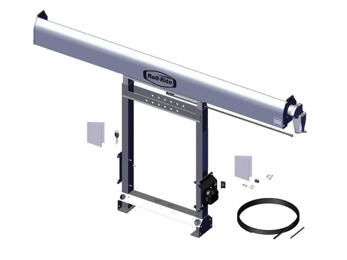 Roll Rite 101616 TarpMaster Stationary Tower with Single Function RF (No Lights) for DC200 Tarp System