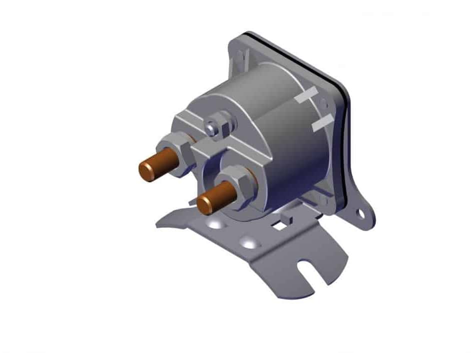 Roll Rite 102079 Solenoid, 12VDC Start Switch for Power Unit (39612 & 39712)