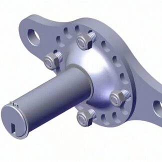 Roll Rite 45340-HM Pivot Pin, 4-Spring High Mount Pivot Pin with Plate