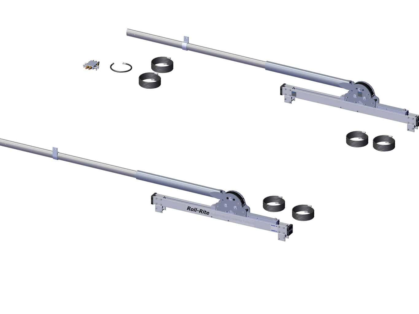 Roll Rite 47730 20-in Narrow Profile Sliding 6 Spring Pivot Set with 96-in Tubes