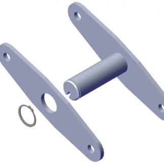 Roll Rite 47960 Bracket, 3 Spring Knuckle Pin with Stop Plate for SS Pivot