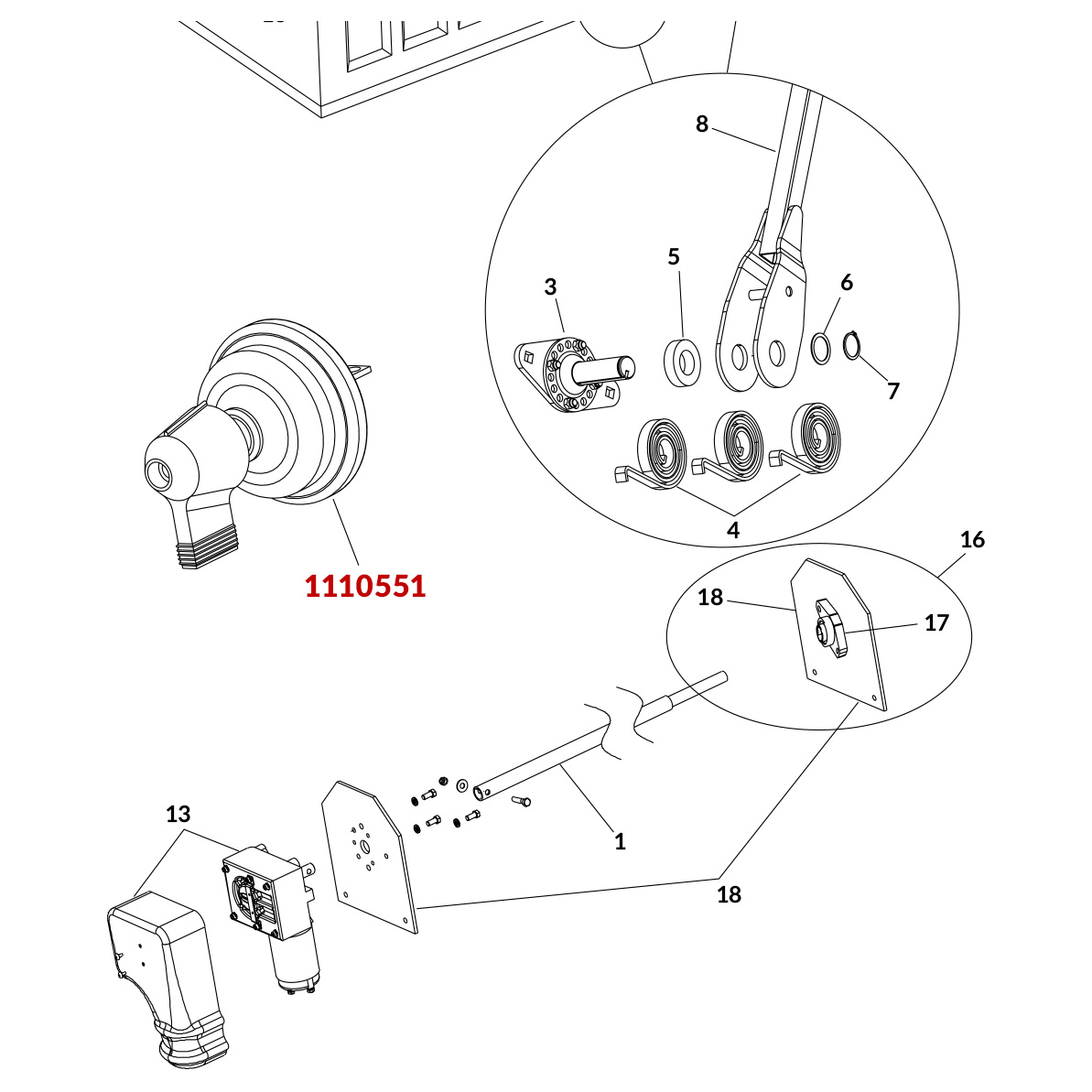 Donovan 1110551 Heavy Duty Rotary Switch